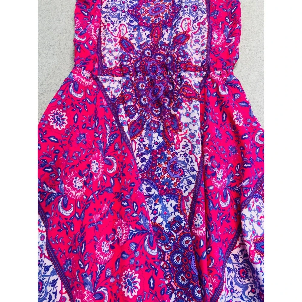 The Children's Place Girls XL 14 Pink Purple Paisley Dress Handkerchief Flowy - Picture 4 of 12